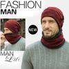 Warm Knit Hat Scarf Winter Ski Cap Fashion Skullies Bonnet