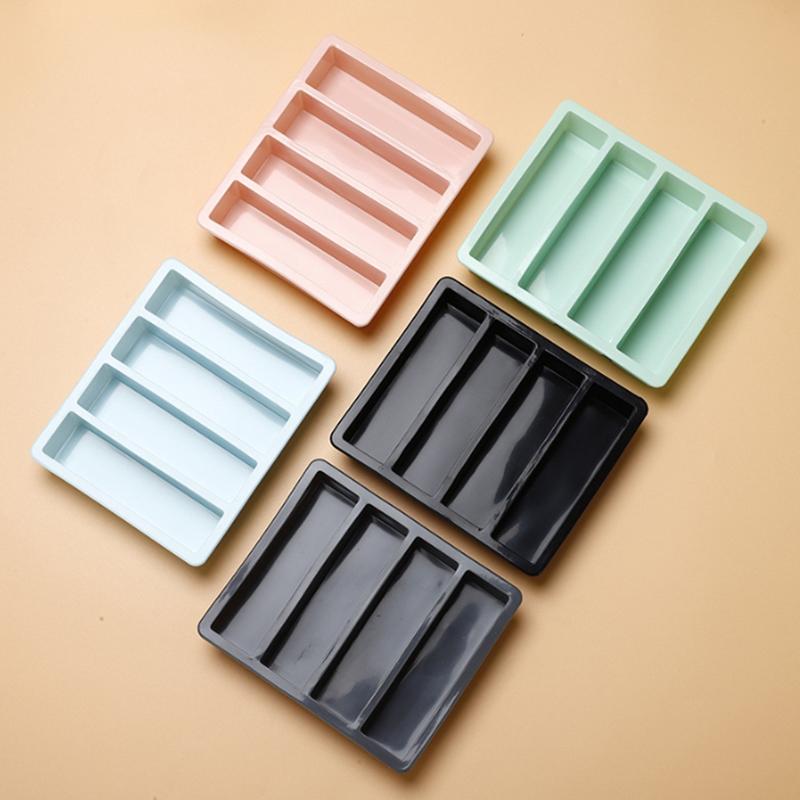 Strip-shap Ice Cube Trays Giant Silicone Ice Cubes Square Tray Mold Non-toxic Durable Wine Ice Cube Easy-Release Ice Cube Molds