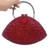 Bolso de Noche Grande para Mujer con Pedrería Bolsos de Mano con Piedras de Novia Bolso de Mano Superior de Boda con Diamantes Bolso de Mano para Fiesta de Boda con Cristales