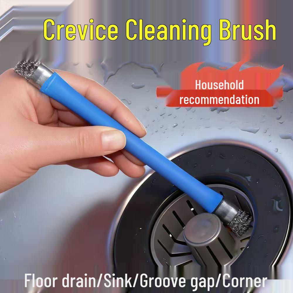 Multi-functional Gas Stove Steel Brush for Strong Stain Removal and Crevice Cleaning