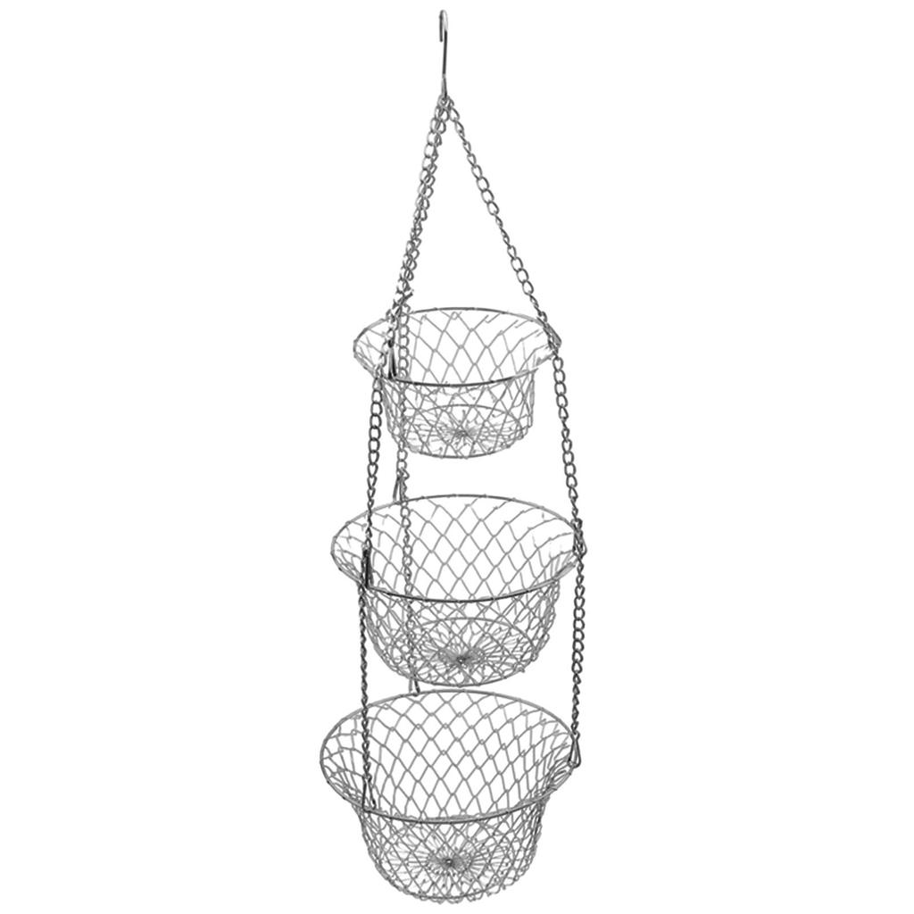 Fruit And Vegetable Basket, Hanger, Storage Holder, Kitchen Organizer