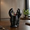 Lobster Pen Holder, Halloween Funny Sea Animal Pencil Stand, Creative Desk Organizer for Brushes Makeup Tools, Office Home Decor
