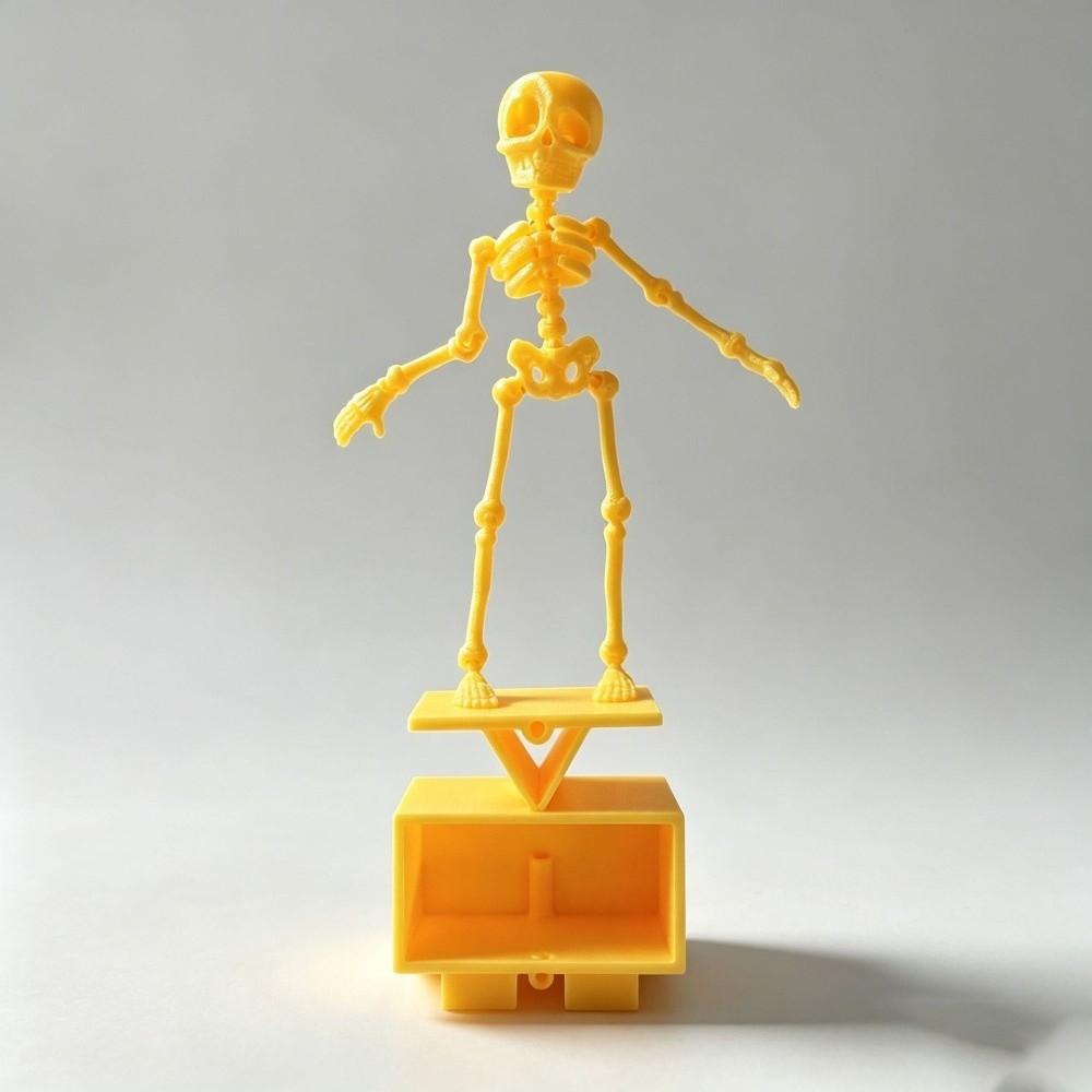 Plastic Dancing Skeleton Aquarium Ornament with Air Tube Animated Skeletons Statue  Halloween Decor