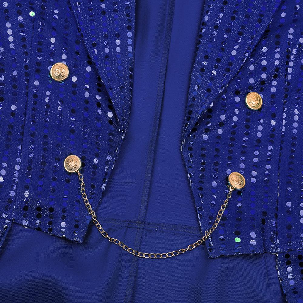 Sparkly Irish Green Sequin Tailcoat Jacket for Saint Patrick's Day