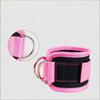 Double Cable Adjustable Ankle Straps Universal Size Padded Cuffs for Gym Home Leg Glute Workout for Adults