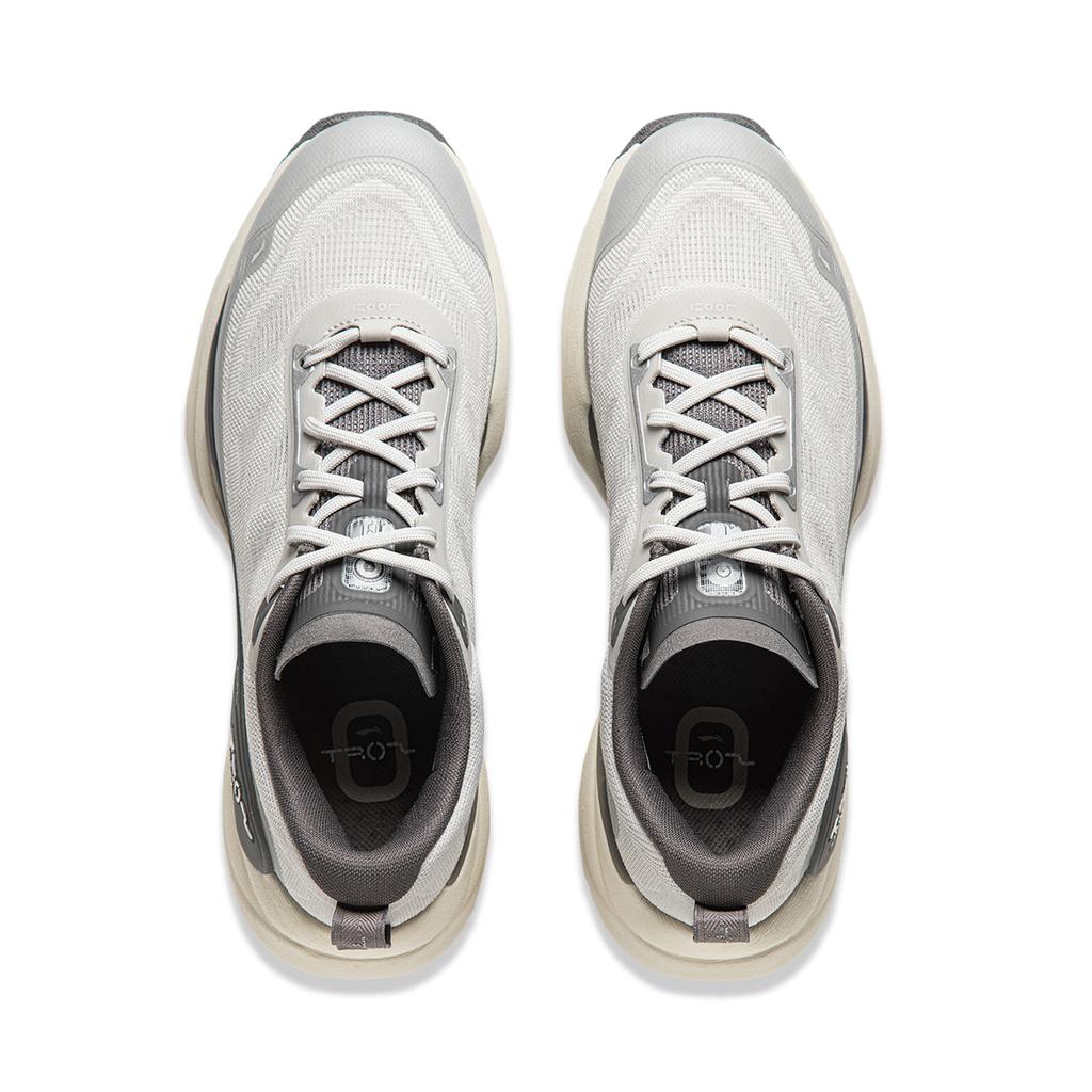 Li Ning Soft COOL Abrasion Resistant Breathable Low top Casual Shoes Men's Gray AGLU047-4