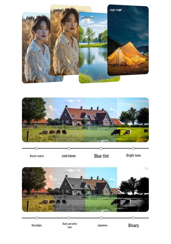 Entry-Level HD Digital Camera for Students - Compact Self-Timer & Travel Use