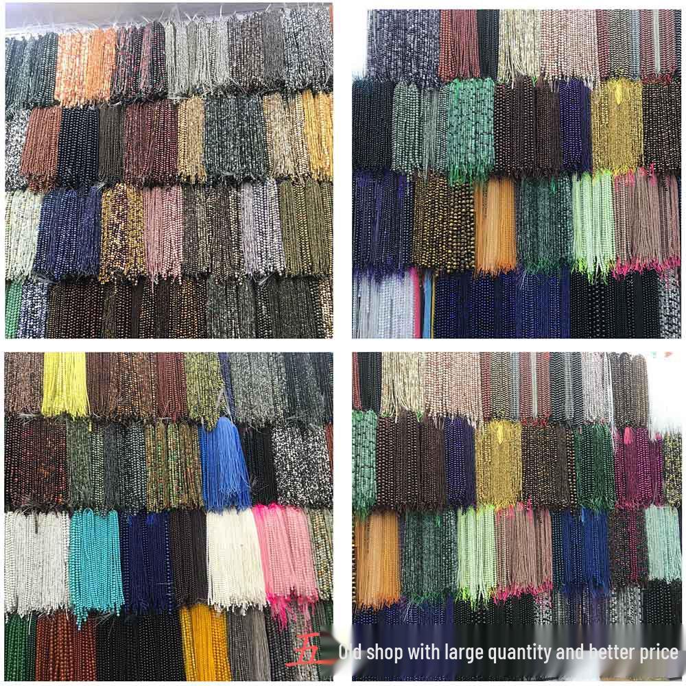 Blue Agate Loose Beads for DIY Bracelets and Necklaces