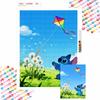 Diamond Painting Set Disney Full Diamond 5D Stitch Kite Flying Dandelion Art Home Decoration Creative Handicrafts
