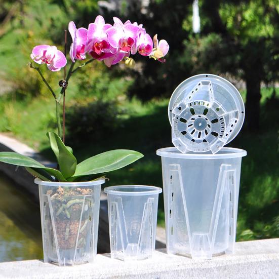 5Pcs Self Watering Flowerpot with Detachable Design Plastic Hydroponic Planter Home Garden Water Storage Pots
