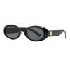 Classic Oval Sunglasses Women Men New Thick Frame Party Sunglasses Hip Hop Cool Luxury Designer Brand Eyeglasses UV400 Eyewear