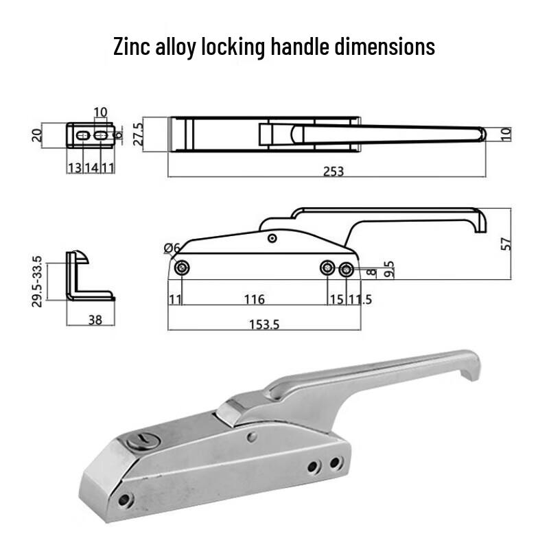 Multi-purpose Zinc Alloy Handle