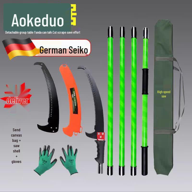Aokedu Telescopic High Branch Pruning Saw with Insulated Pole