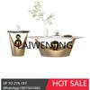 RWJ Stone Plate Household Current Side Table Creative and Slightly Luxury Advanced Sense Round Tea Table