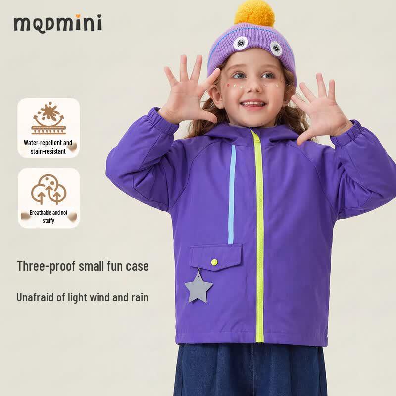 MQDMINI Kids' 3-Proof Outdoor Sports Jacket