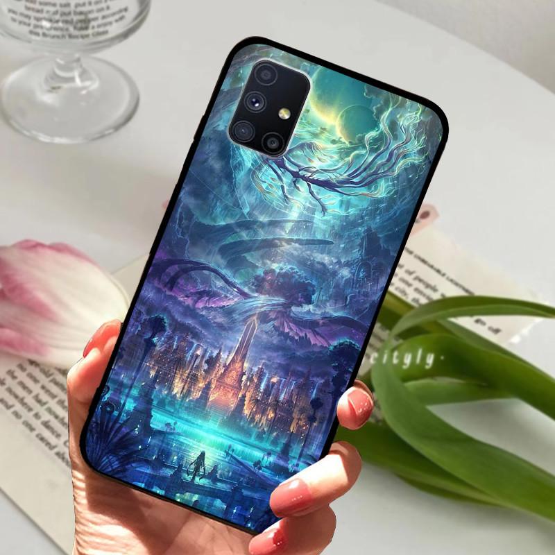For Samsung Galaxy M51 Case Cover Soft TPU Animal Silicone Phone Case For Samsung A51 GalaxyM51 SM-M515F M 51 A 51 Fundas Bumper