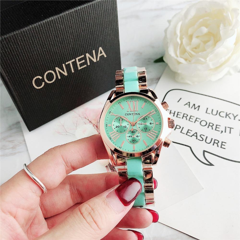 CONTENA New Luxury Brand Quartz Women's Watch Ladies Fashion Watch Women Wristwatches Female Clock Relogio Feminino Masculino