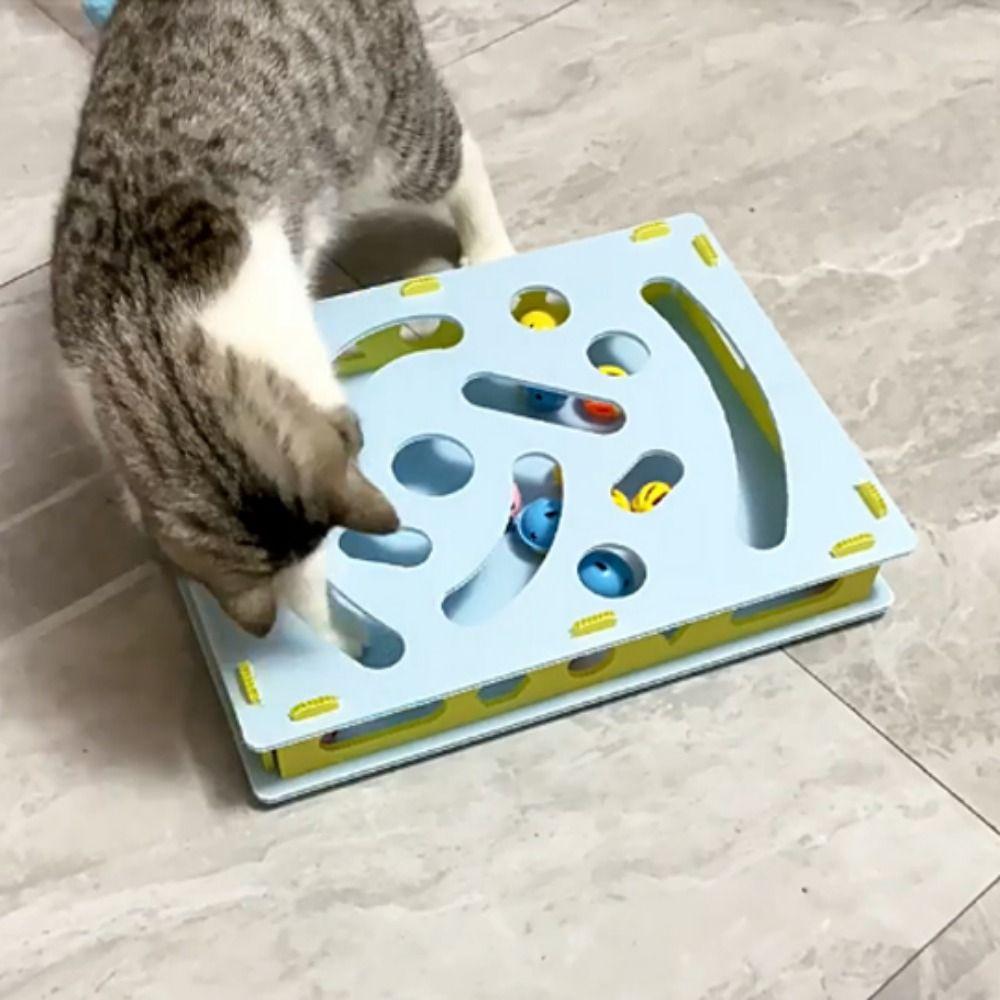 Detachable Interactive Cat Toy Plastic Cat Hole Digging Toy Cat Maze Toys  Relieve Boredom