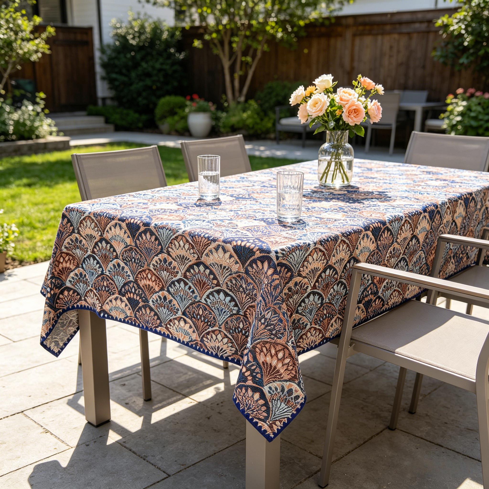 Kitchen Dining Party Decoration Thickened Soft Rectangle Washable Cotton Linen Tablecloth 100X140cm