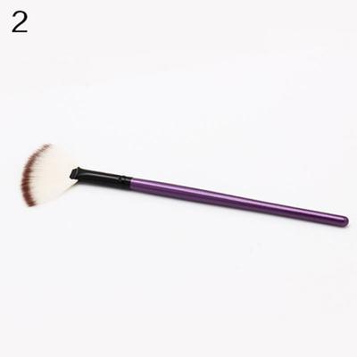 Pro Fan Shape Makeup Pędzel kosmetyczny Blending Highlighter Face Powder Tool