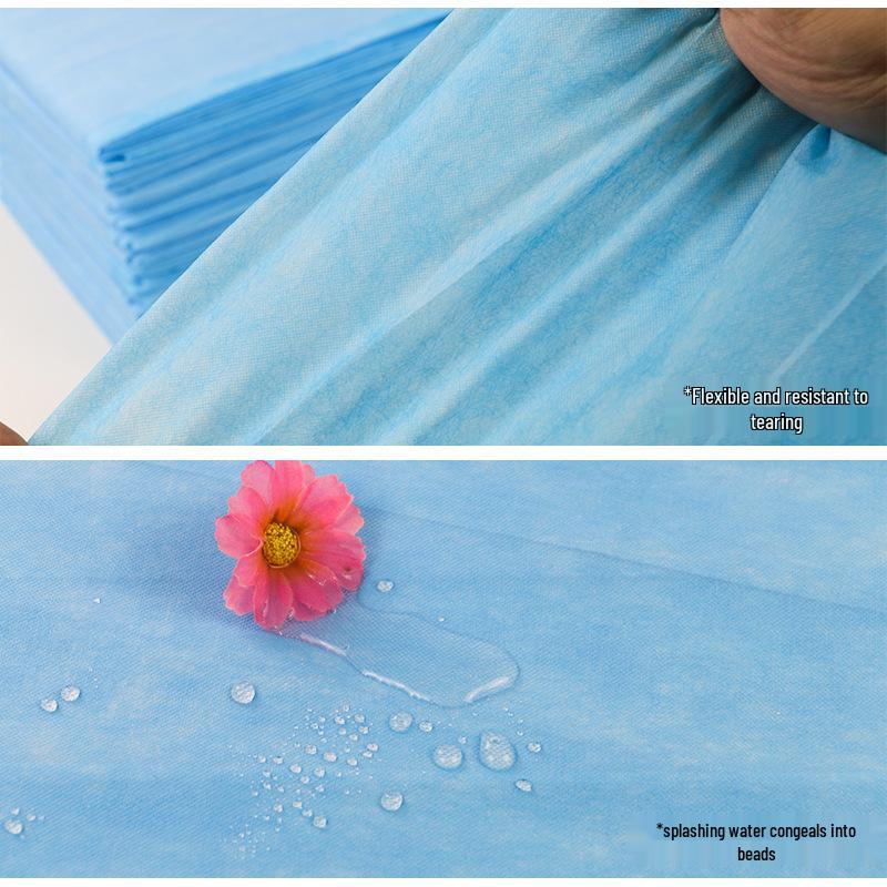 Waterproof & Oil-Proof Non-Woven Disposable Massage Table Sheets with Face Hole - 100 Sheets