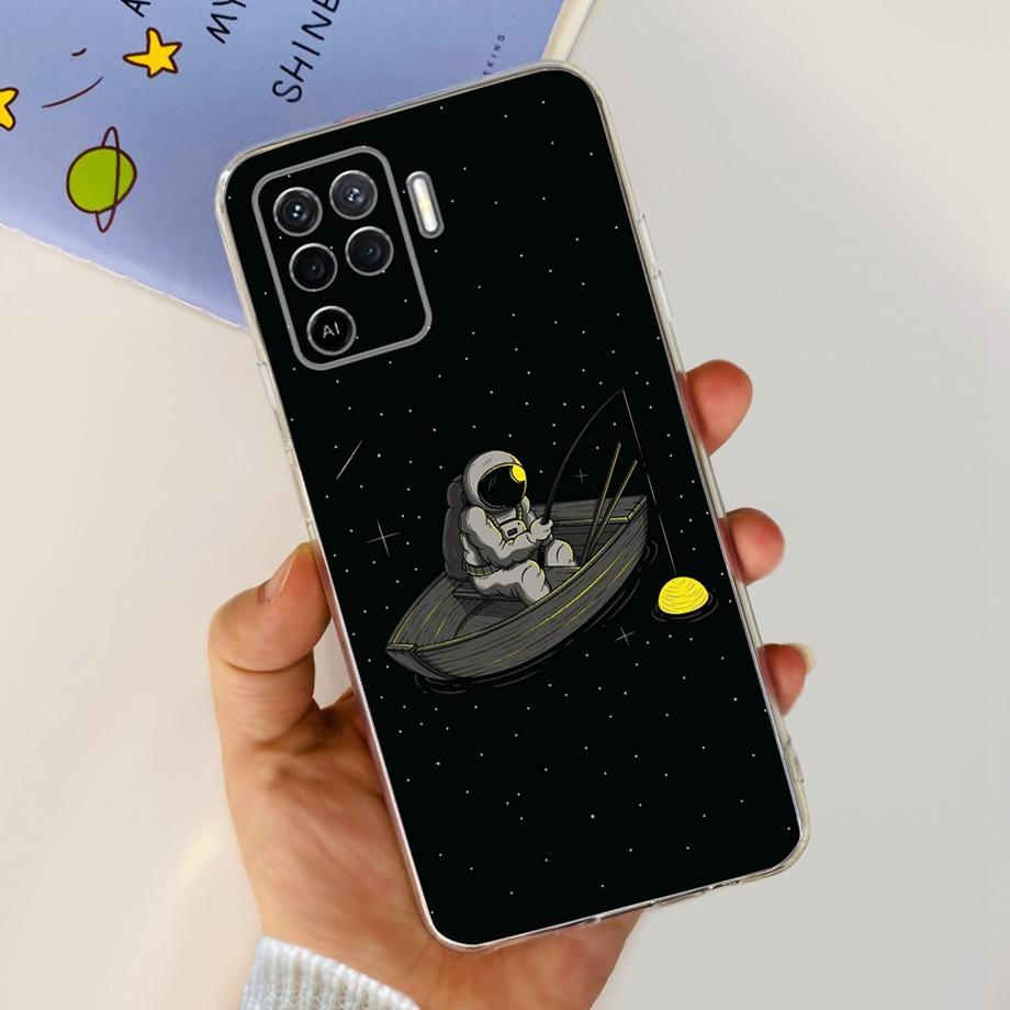 

Painting Flower Silicone Case For OPPO Reno 5 Lite Reno5 5G Liquid Soft Silicone Phone Cover Funda On Reno 5Lite CPH2205 Fundas Reno5 5G