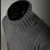 Men's Turtleneck Pullover Sweater Knit Sweater Thicken Cardigan