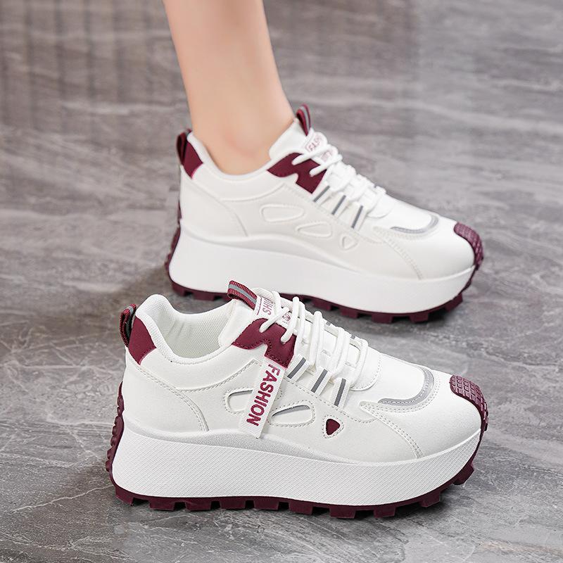 Autumn new dad shoes ins student casual sports shoes street shot platform heightening shoes YDD
