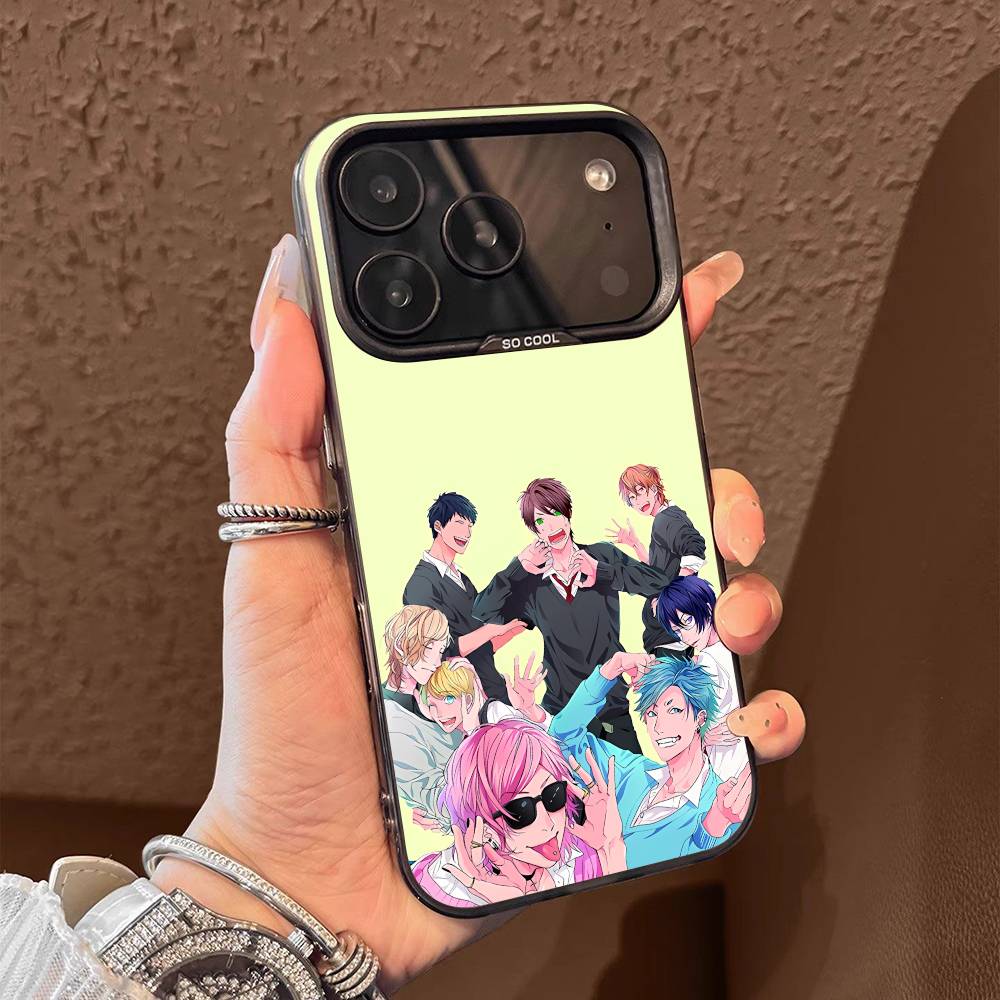 Y-Yarichin C-Comics Club For iPhone 17,16,15,14,13,12,11,Pro,Max,Plus,E,SE4,Air,Mini Black Phone Case IMD Box