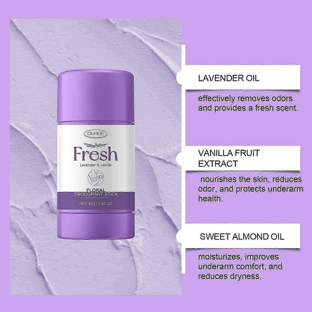 Underarm Treatment Stick Cleans Armpits LongLasting Light Fragrance Mild AntiPerspiration Refreshing Skincare Body Care