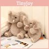 Plush Realistic Elephant Toy Cute Stuffed Animal Companion Ideal For Children And Decoration