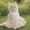 Breathable Puppy Princess Dress Star Mesh Pet Strap Puff Skirt Dog Summer Clothes  Spring Summer