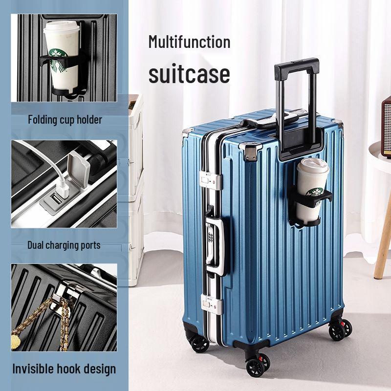 Stevige 20-inch Hardshell Spinner Koffer met Cijferslot – Grote Capaciteit voor Mannen, Vrouwen & Studenten