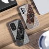 Brown Machine Bear For Samsung Galaxy S10 4G S20 11E 30 S21 22 S24 Fe Pro S23 S25 Ultra 5G S9 Tempered Glass Phone Case