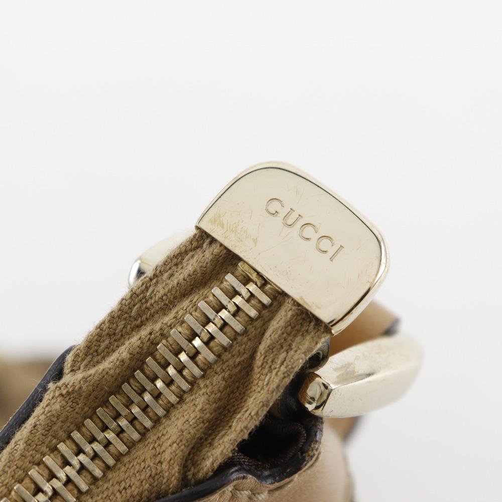 GUCCI Abbey line Shoulder Bag 203257 Brown GG canvas Women Used