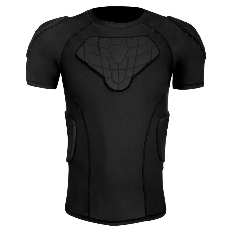 Anti-collision Long-sleeved Football Goalkeeper Suit, Football Suit, Ski Hip Protection, Chest Protection, Basketball Sports Training Suit.