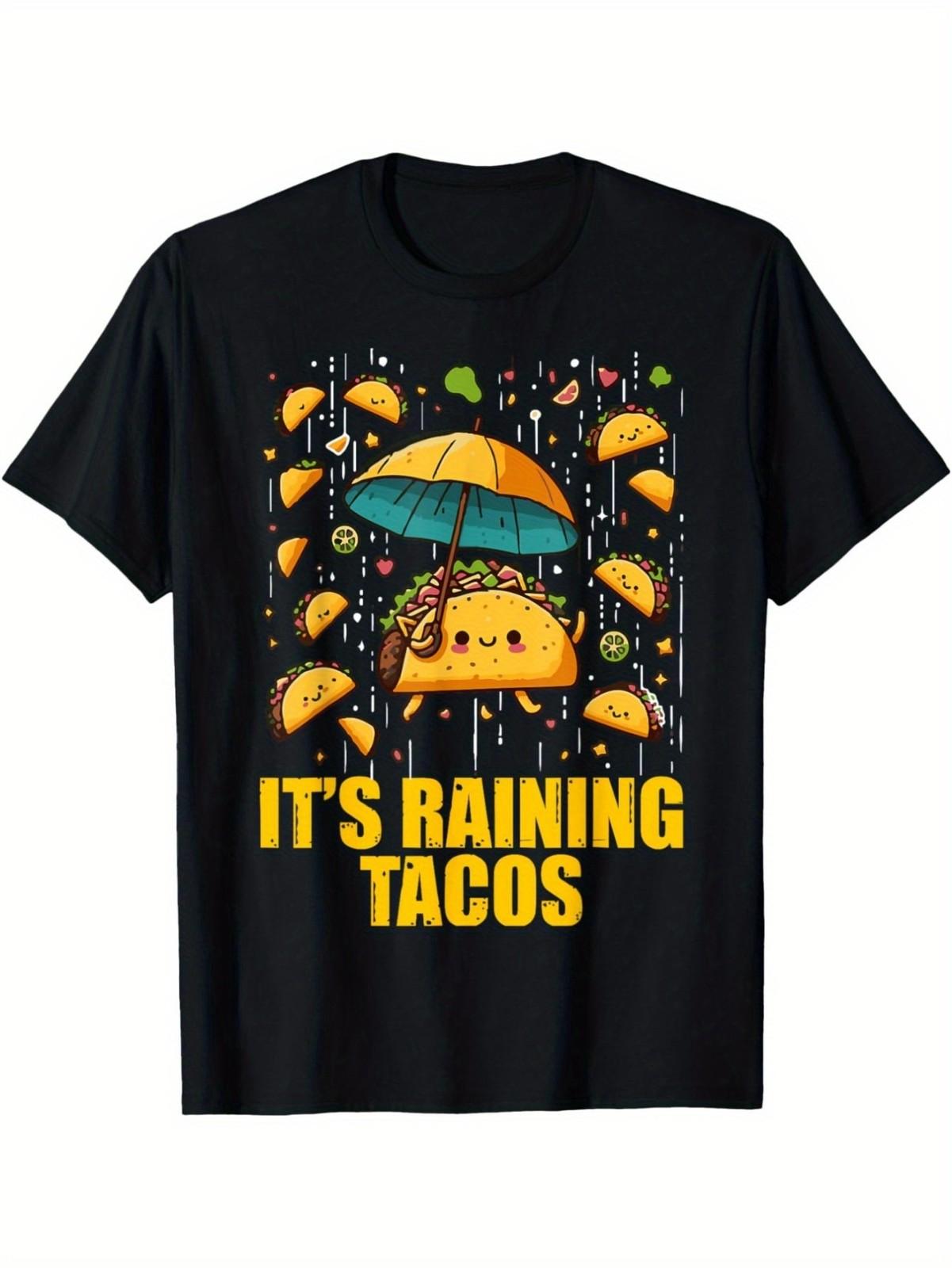 It S Raining Tacos Funny Taco Lovers kids girls boys T-Shirt for Boys Fashi S