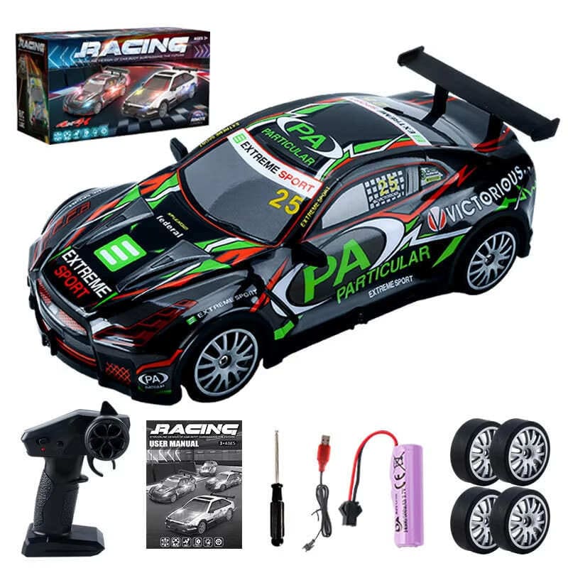 Noua jucărie de curse cu mașini RC pentru copii AE86 RC 1:20 Mașină electrică cu tracțiune integrală 2.4G GTR de mare viteză Cadou pentru copii