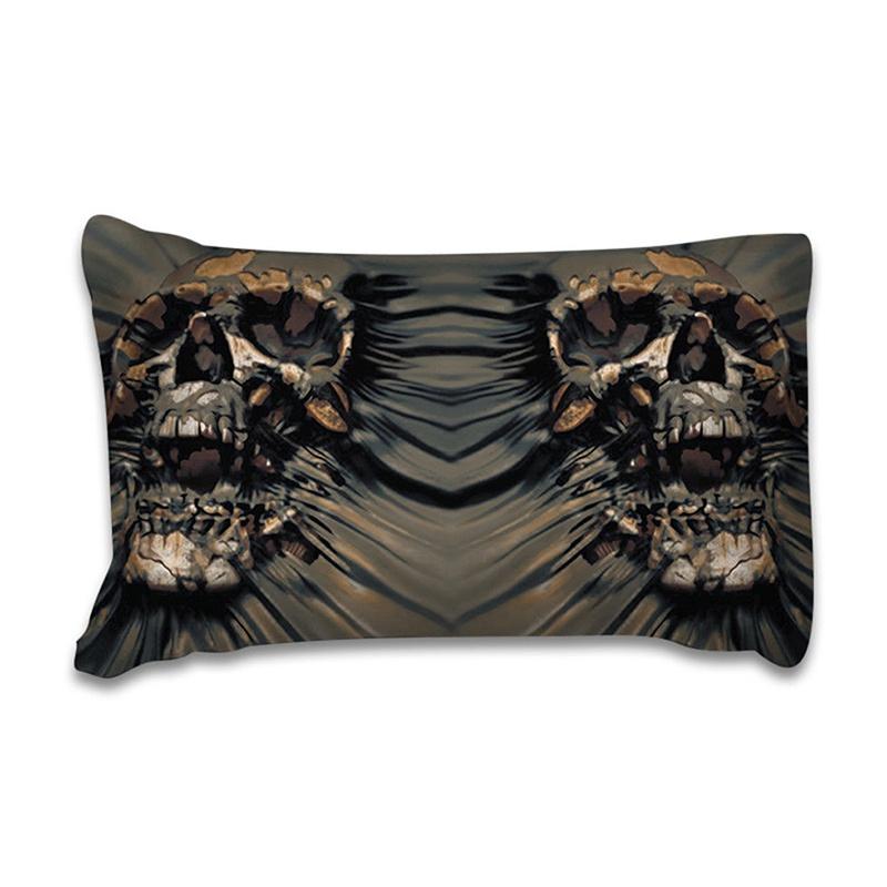 Timeless Skull 3d Duvet Quilt Cover With Pillow Case Reversible Bedding Set For Stylish Interiors