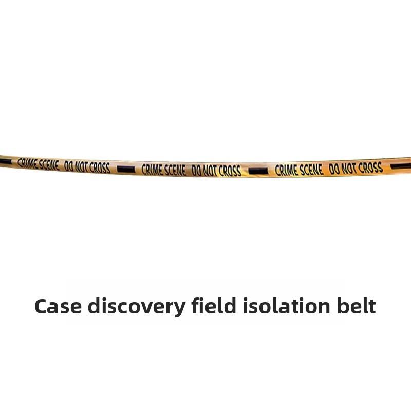 

Halloween Danger Tape Yellow Red Barricade Line with Bold Caution Lettering for Horror Party Haunted House Scary Scene Decor