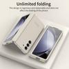 For Original Hinge Case For Samsung Galaxy Z Fold 7 6 5  Liquid Silicon Armor Shockproof 360° Full Screen Protector Cover Fold7
