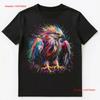Colorful Paint Splash Eagle Art T Shirt Vintage Stylish Versatile Graphic Streetwear Fashion