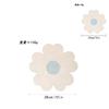 ins spring and summer explosion flower leather placemat thermal insulation waterproof oil-proof thermal insulation mat dining table mat petal coaster