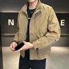 Spring And Autumn New Men'S Casual Jacket Top Jacket Korean Edition Trend Youth Hong Kong Style Handsome Tooling Tide