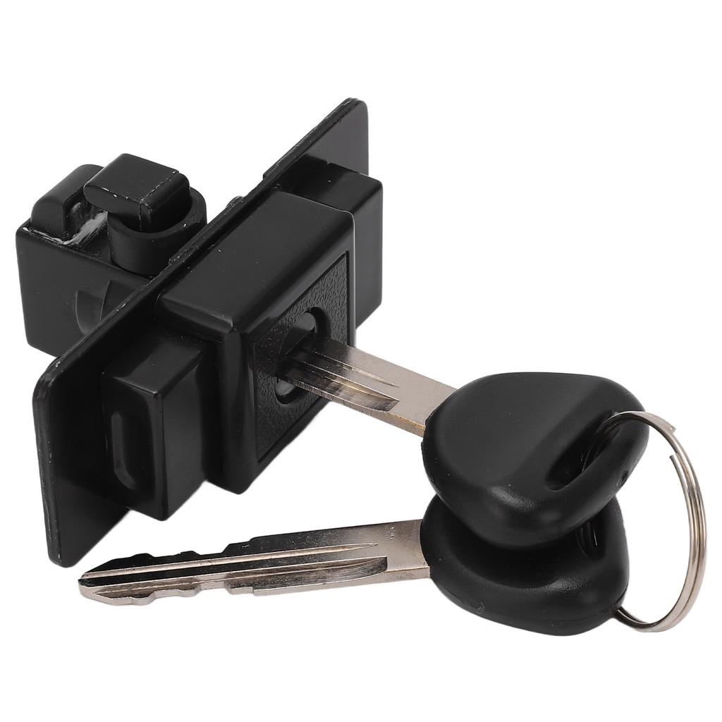 Glove Box Lock MB846665 Instrument Toolbox Lock Cylinder Assembly with 2 Keys Replacement for Mitsubishi Montero