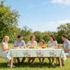 274x130cm Easter Tablecloths Disposable Rectangular Waterproof Table Cover Rectangle Table Cover Decorations for Picnic Kitchen
