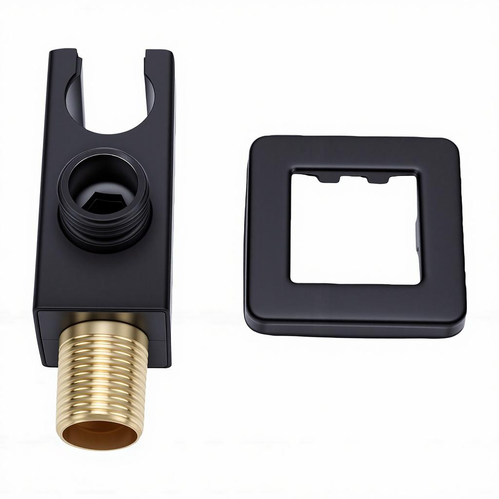 Wall Supply Elbow with Flange Water Supply Elbow with NPT 1 2 Connection Stainless Steel for Shower Stand