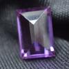 4.15 CERTIFIED Loose Gemstone Natural Emerald Cut Purple Tanzanite