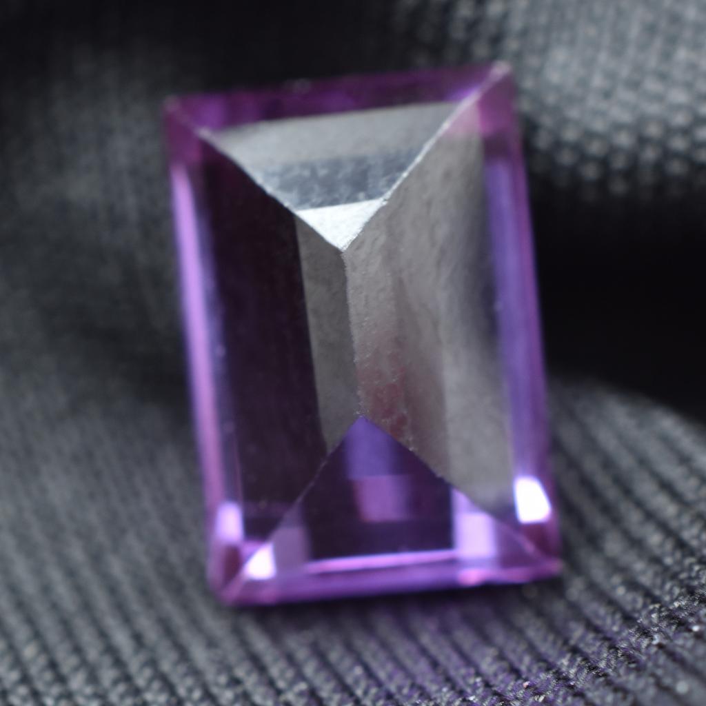 4.15 CERTIFIED Loose Gemstone Natural Emerald Cut Purple Tanzanite