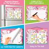 Reward Chart for Kids, Unicorn Magnetic Kids Behavior Chart, Pad with 26 Chore Charts, 2080 Star Stickers, 70 Incentive Stickers, Responsibility